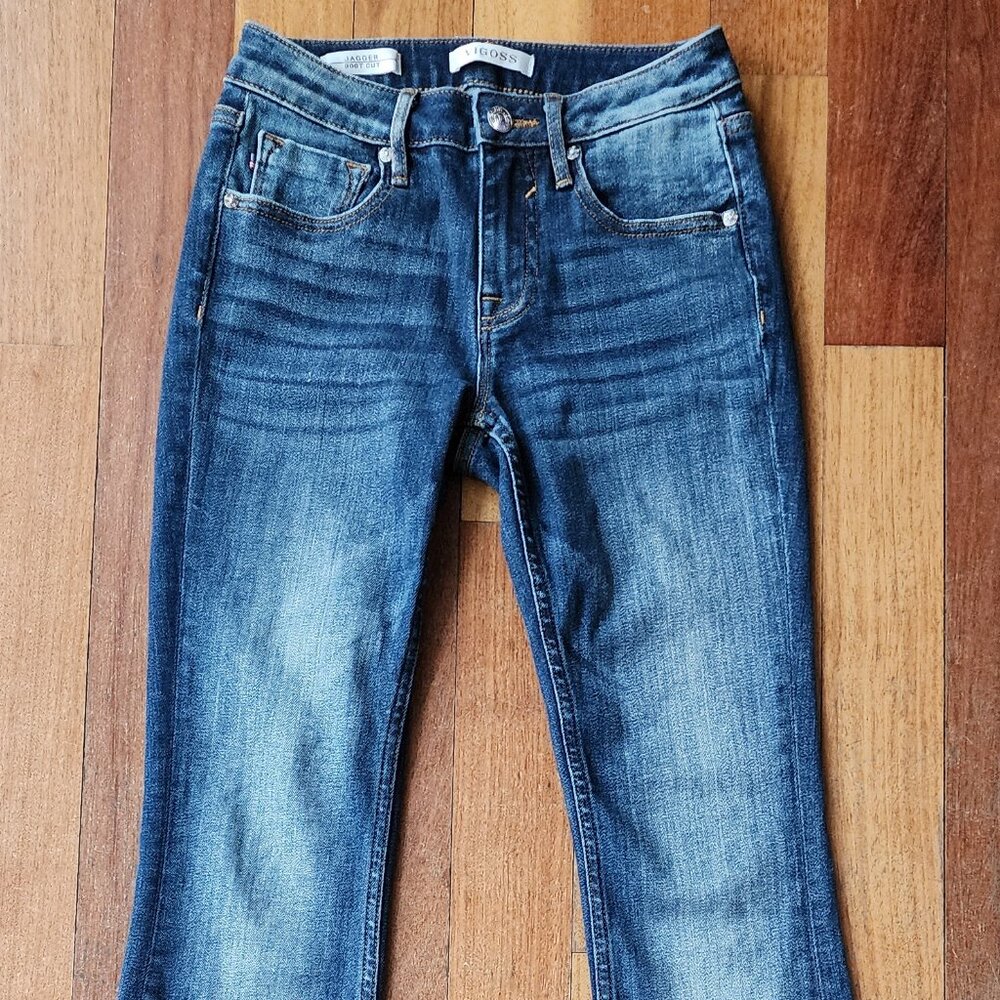 VIGOSS Jagger Boot Cut Faded Wash Jeans Size 24 - Picture 2 of 16